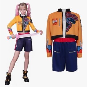 BRAND NEW Rumi Costume Set - Girls Costume with wig size 9-10 yrs.